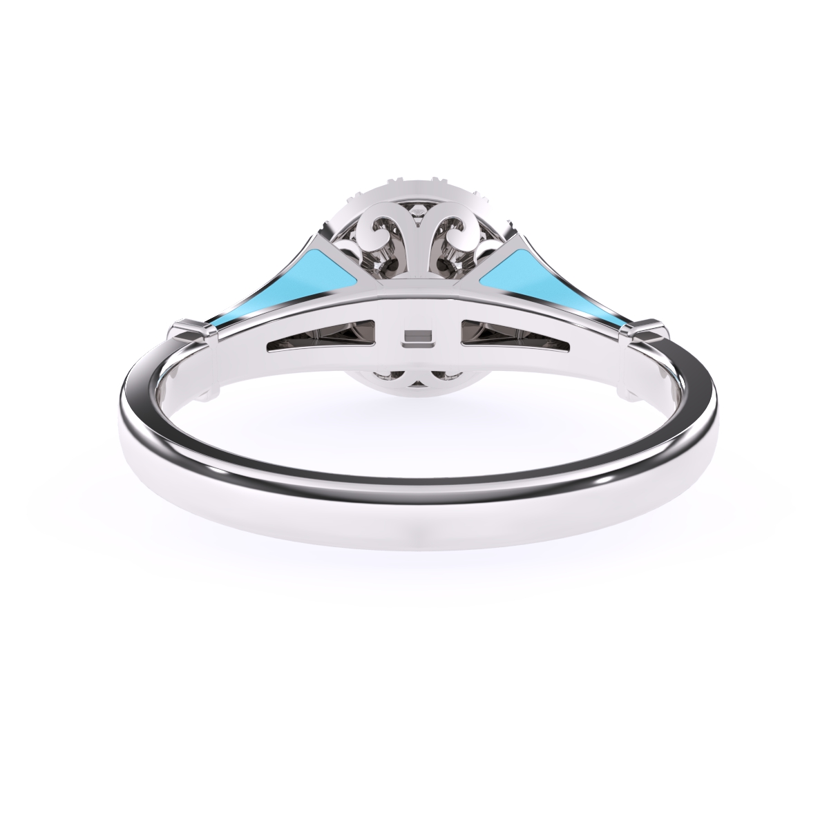 Sparkle Round Cluster Diamond Halo Ring
